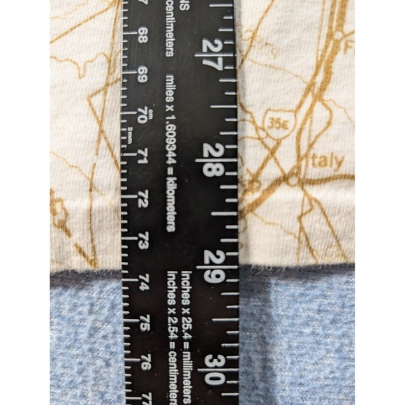 Vintage The Great Life Texas All Over Map Print T-Shirt Dallas Fort Worth Men L - Picture 7 of 8